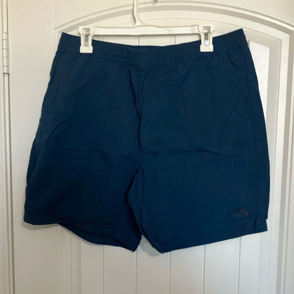 NorthFace hiking shorts- blue